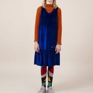 Bobo choses crushed velvet girls dress